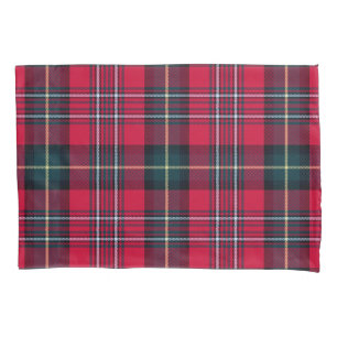Red Tartan Pillow Case