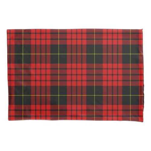 Red Tartan Plaid Country Christmas Pillow Case