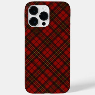 Red tartan plaid winter Christmas pattern Case-Mate iPhone 14 Pro Max Case