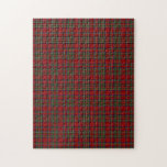 Red Tartan Puzzle at Zazzle