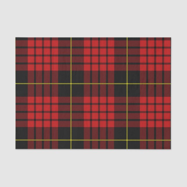 Red Tartan Tissue Paper (Front)