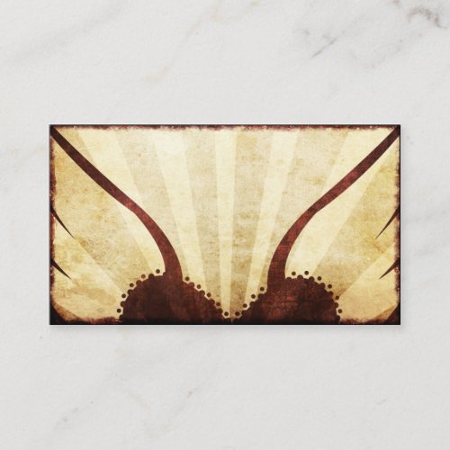 Red Tattoo Winged Heart  RSVPCards Business Card