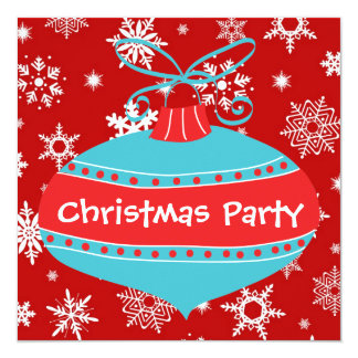 Retro Christmas Party Invitations & Announcements | Zazzle