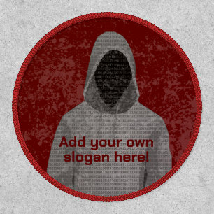 Red Team Hacker in Hoodie - Cyber Rebel - Custom Patch