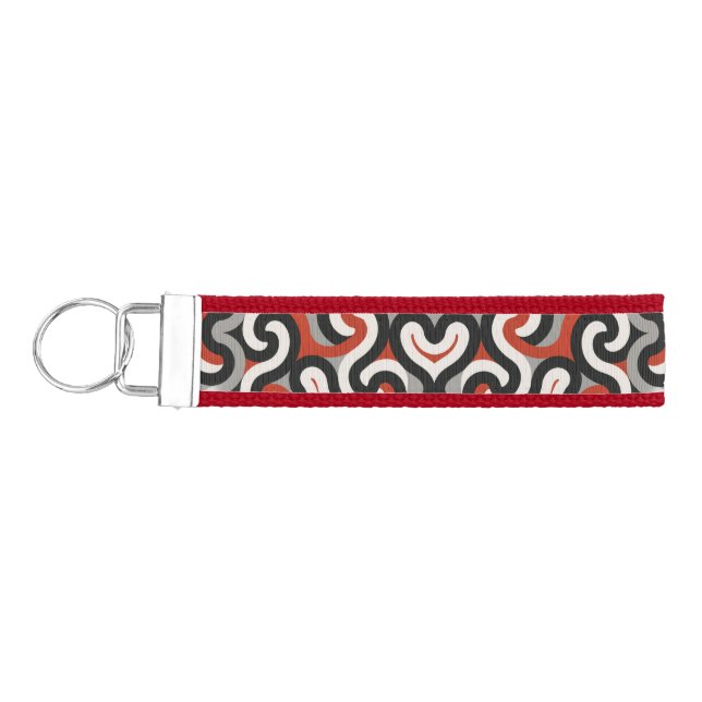 Red Team Wrist Keychain (Keys on Left)