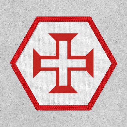 Red Templar Cross Patch