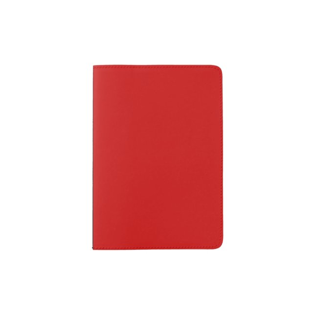 Red Template Passport Holder (Front)