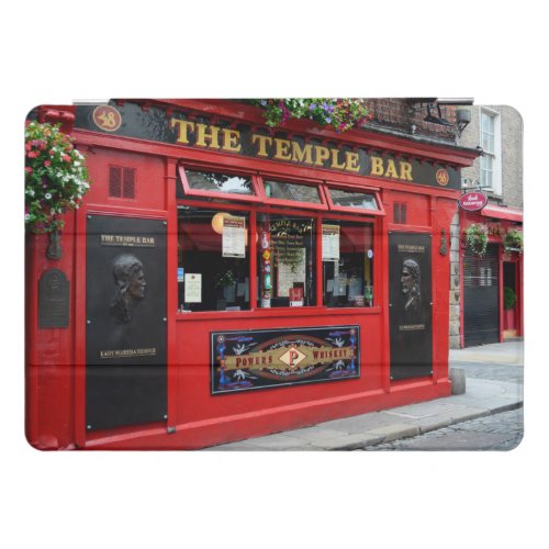 Red Temple Bar pub in Dublin Ireland iPad Pro Cover