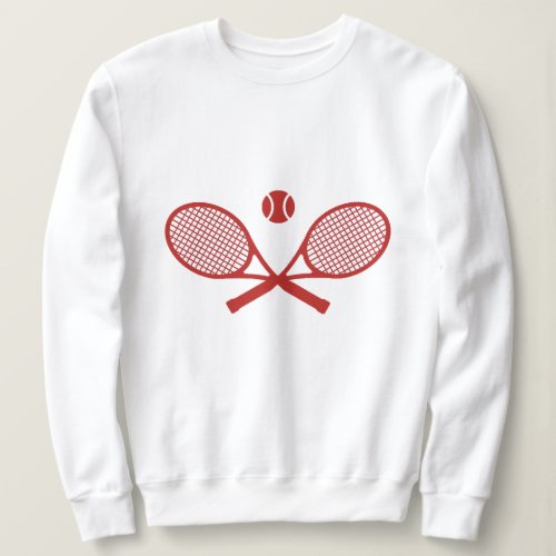 Red Tennis Sweatshirt