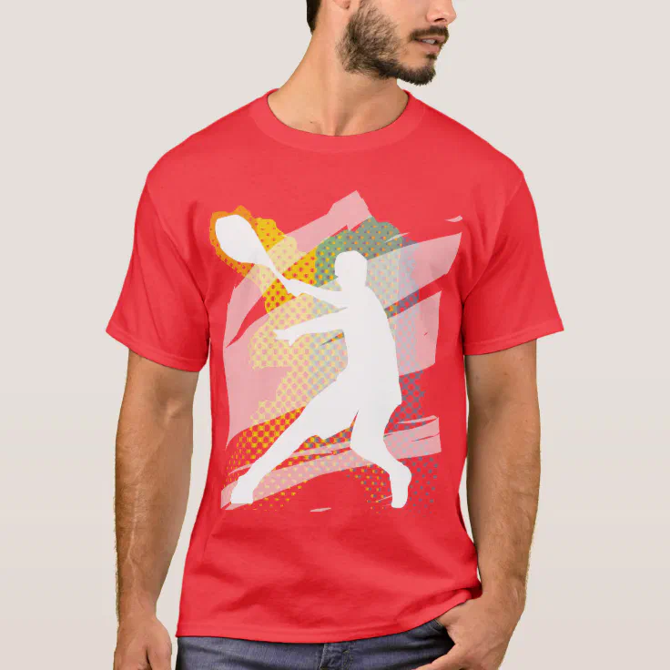 Red Tennis T shirt | Zazzle