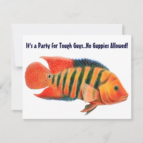 Red Terror Cichlid Invitation