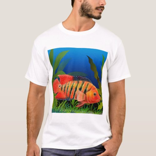 Red Terror Festae Cichlid T_Shirt