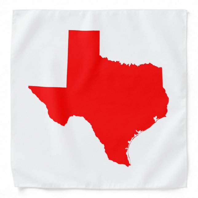 Red Texas Bandana (Front)