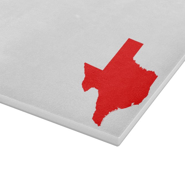 Red Texas Cutting Board (Corner)