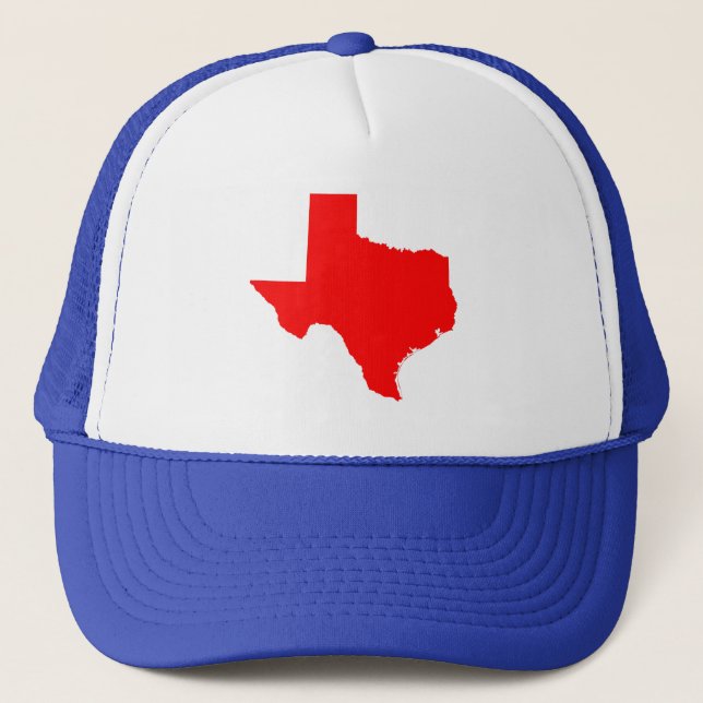 Red Texas Trucker Hat (Front)