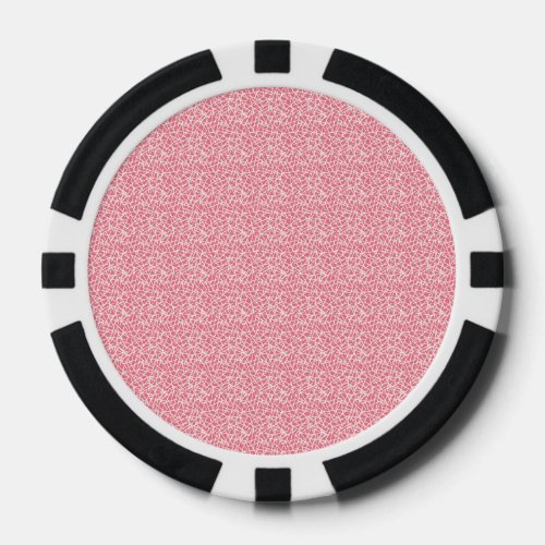 red texture 3 poker chips