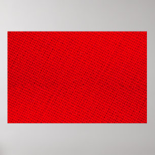 red texture fabric poster