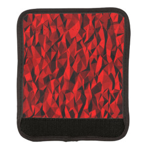 red texture luggage handle wrap