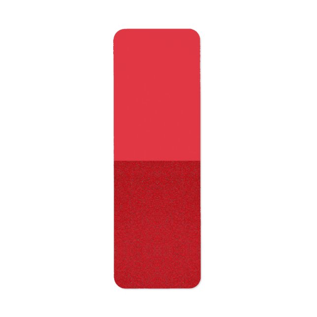 Red Texture Split Custom Design – Customizable Label (Front)