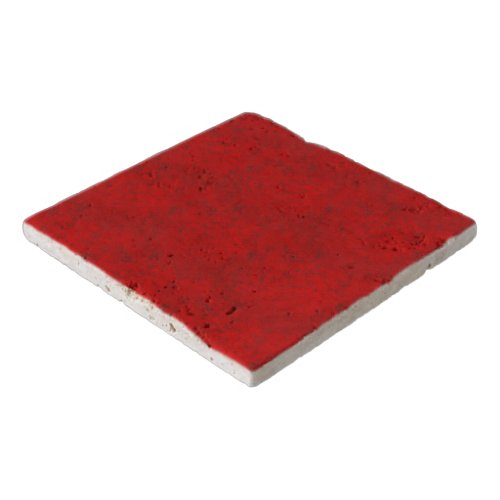 Red Texture Travertine Trivet