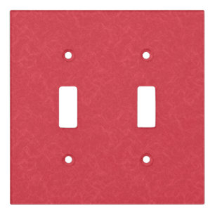 Red textured surface with subtle swirling pattern light switch cover