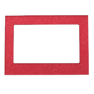 Red textured surface with subtle swirling pattern magnetic frame