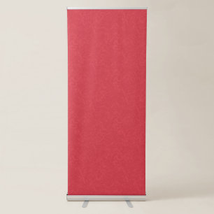 Red textured surface with subtle swirling pattern retractable banner