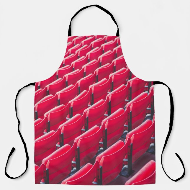Red theater chairs apron (Front)