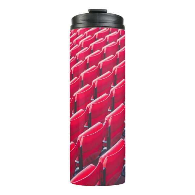 Red theater chairs thermal tumbler (Front)