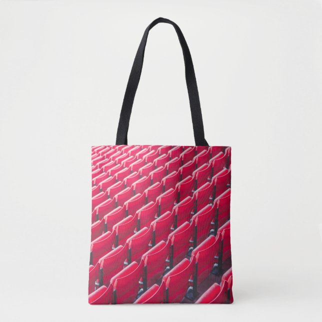Red theater chairs tote bag (Front)