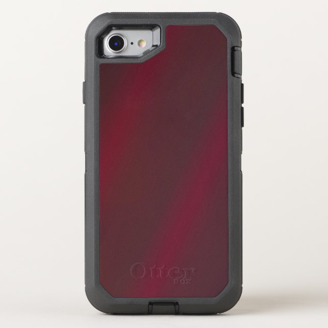 Red thermal  otterbox iPhone case (Back)