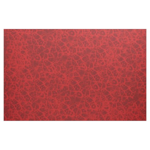 Red Thin Faux Lace Effect Design Fabric
