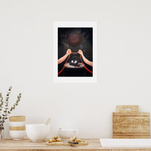 Red Thread of Fate Heartbreak Gothic Fantasy Poster