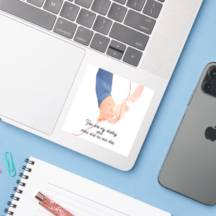 Red Thread of Fate – Soulmate Hand-Holding Love Ar Sticker