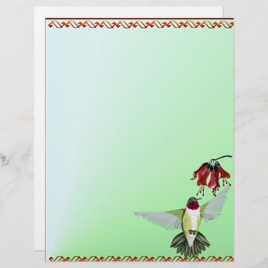 Red Throated Hummingbird letterhead_vertical (Front/Back)