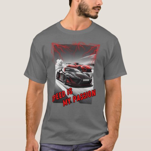 Red thunders and cars T_Shirt