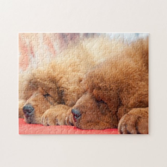 Red Tibetan Mastiff dog Jigsaw Puzzle (Horizontal)