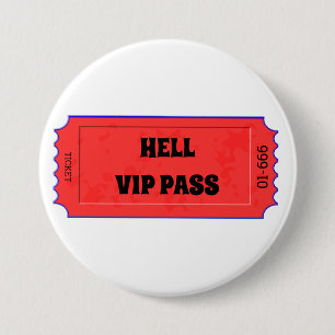 Red ticket to hell  Button
