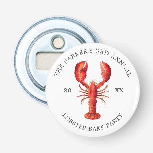 Red Tide   Lobster Bake Custom Bottle Opener