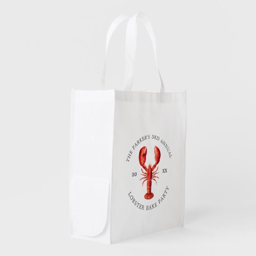 Red Tide  Lobster Bake Grocery Bag