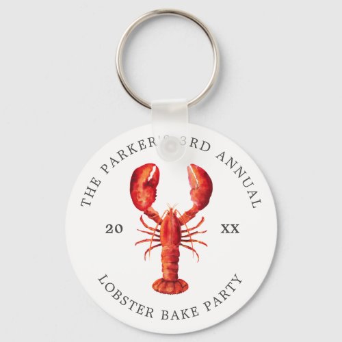 Red Tide  Lobster Bake Keychain