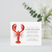 Red Tide | Lobster Bake Postcard (Standing Front)