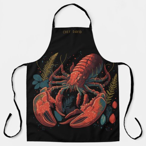 Red Tide Lobster  Chef Name Apron