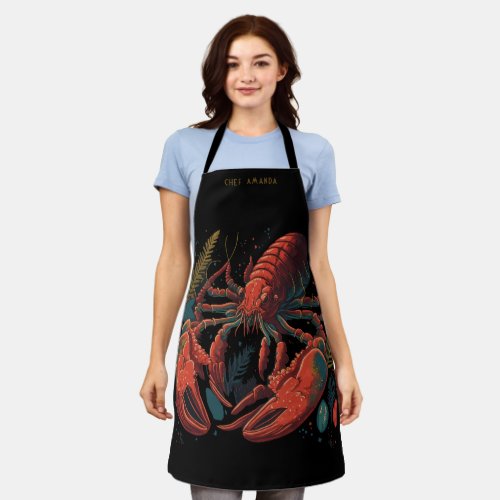 Red Tide Lobster  Chef Name Apron