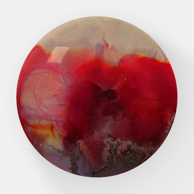 Red Tide Paperweight (Front)