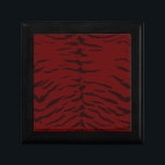 Red Tiger Digital Print Gift Box<br><div class="desc">Dark Red Tiger Digital Print Gift Box by Gerson Ramos.</div>