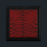 Red Tiger Digital Print Gift Box<br><div class="desc">Dark Red Tiger Digital Print Gift Box by Gerson Ramos.</div>