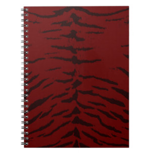 Red Tiger Digital Print Notebook