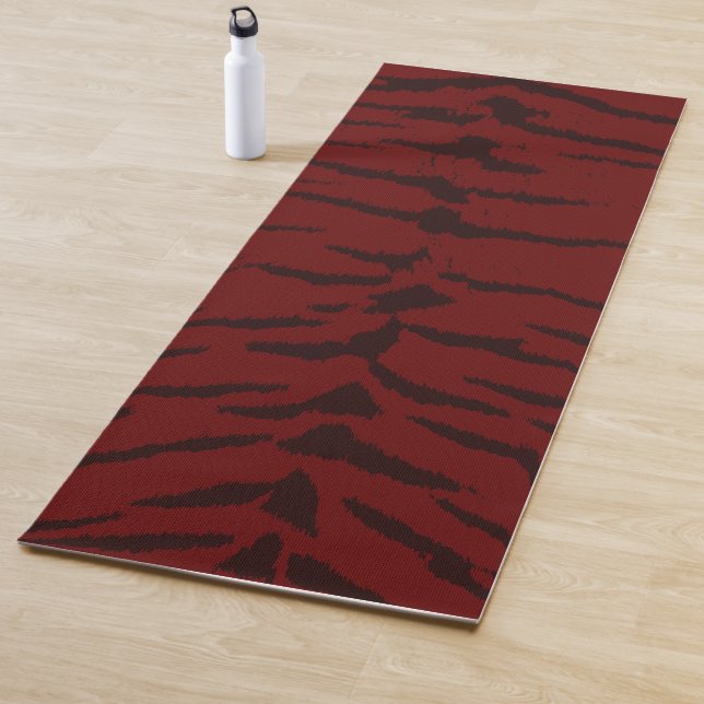 Red Tiger Digital Print Yoga Mat (In Situ)