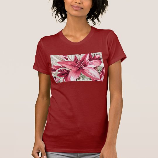 Red Tiger Lily T-Shirt